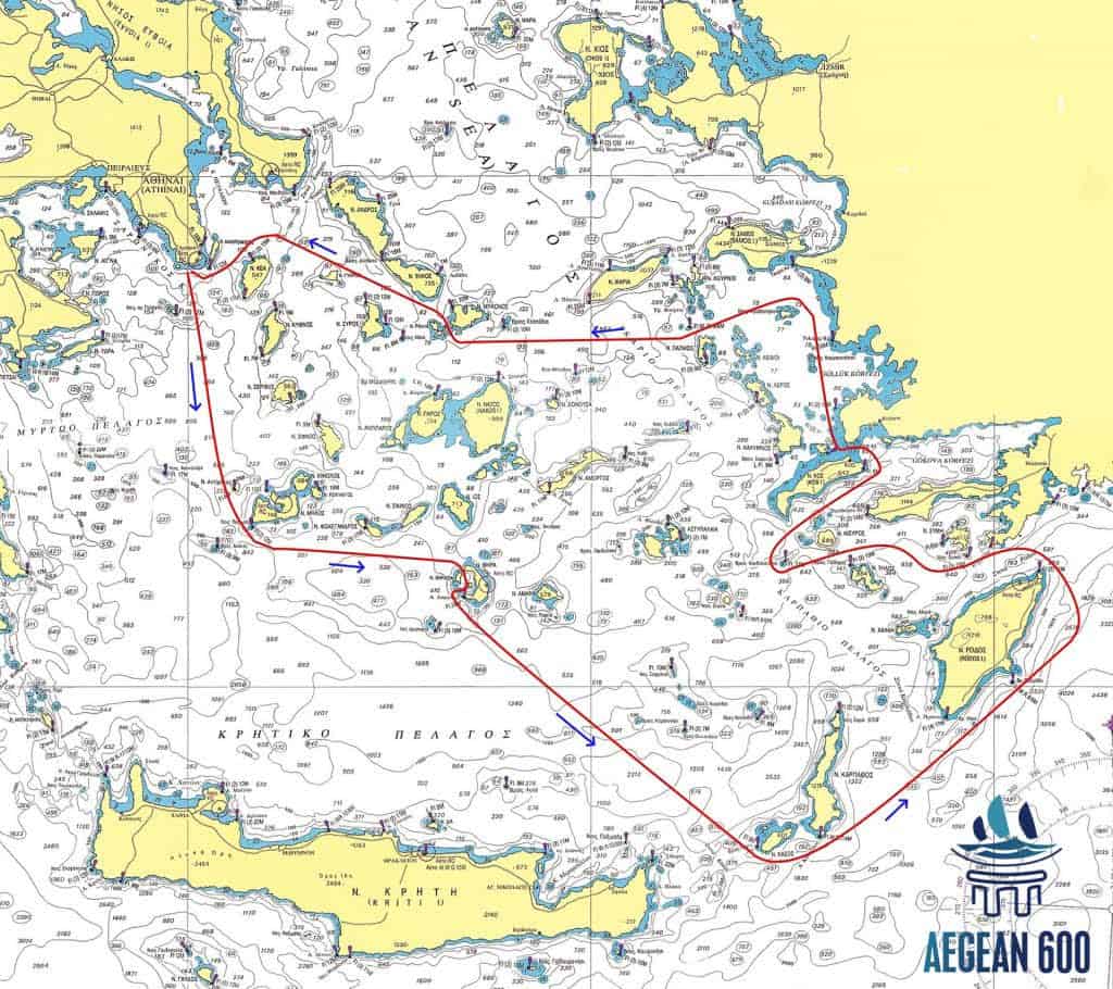 Aegean 600 - Event Map Image