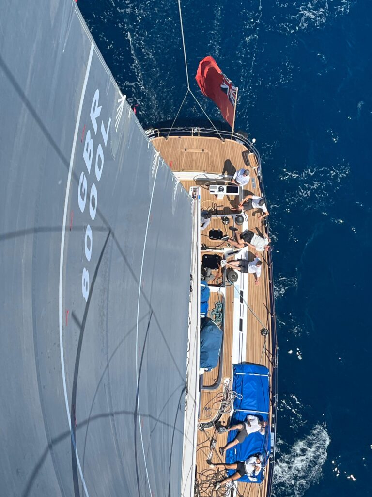 Swan 82 - Stella - Ariel shot cockpit